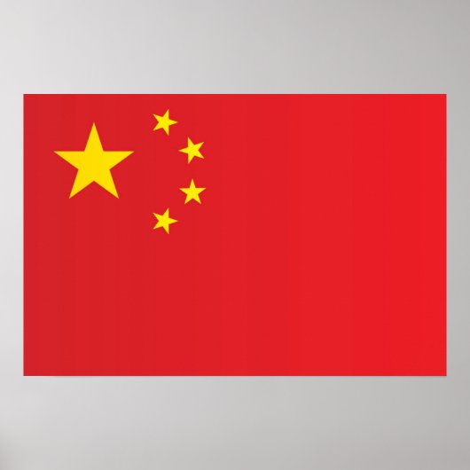 Vlag van China Poster (Voorkant)