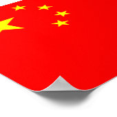 Vlag van China Poster (Hoek)