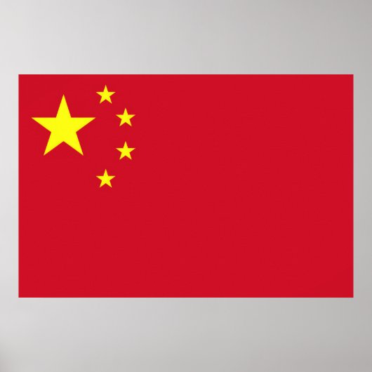 Vlag van China Poster (Voorkant)