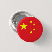Vlag van China Ronde Button 3,2 Cm (Voorkant /achterkant)