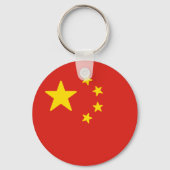 Vlag van China Sleutelhanger (Achterkant)