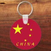Vlag van China Sleutelhanger (Voorkant)