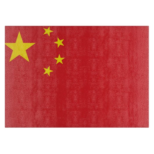 Vlag van China Snijplank (Voorkant)