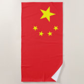 Vlag van China Strandlaken (Voorkant)