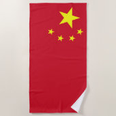 Vlag van China Strandlaken (Voorkant)