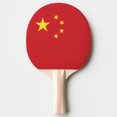 Vlag van China Tafeltennisbatje (Voorkant)