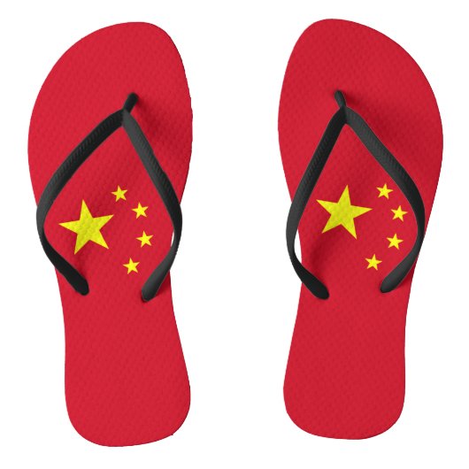 Vlag van China Teenslippers (Voetbed)
