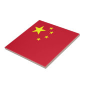 Vlag van China Tegeltje (Zijkant)