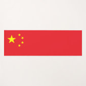 Vlag van China Yogamat (Voorkant (horizontaal))