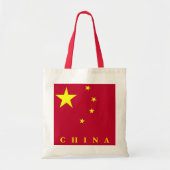 Vlag van China Zak Tote Bag (Voorkant)