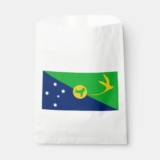 Vlag van Christmas Island Bedankzakje (Voorkant)