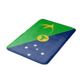 Vlag van Christmaseiland Badmat (Gekanteld)