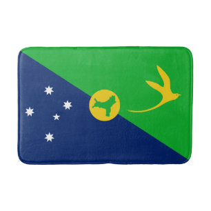 Vlag van Christmaseiland Badmat