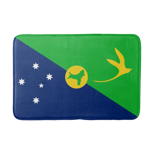 Vlag van Christmaseiland Badmat (Voorkant)