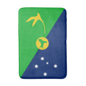 Vlag van Christmaseiland Badmat (Voorkant Verticaal)