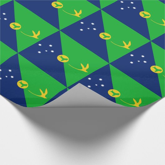 Vlag van Christmaseiland Cadeaupapier (Hoek)