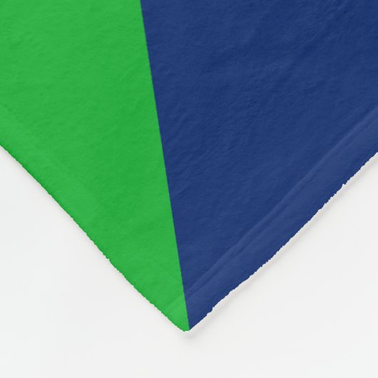 Vlag van Christmaseiland Fleece Deken (Hoek)