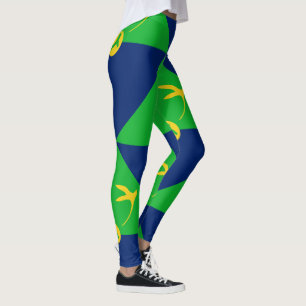 Vlag van Christmaseiland Leggings