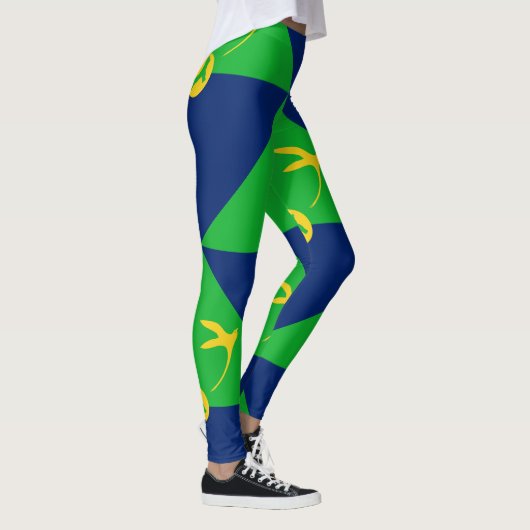 Vlag van Christmaseiland Leggings (Rechts)