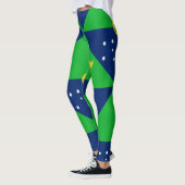 Vlag van Christmaseiland Leggings (Links)