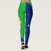 Vlag van Christmaseiland Leggings (Achterkant)
