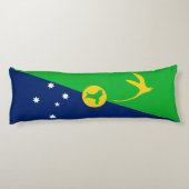 Vlag van Christmaseiland Lichaamskussen (Achterkant)