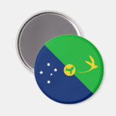 Vlag van Christmaseiland Magneet (Voorkant / Achterkant)