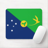 Vlag van Christmaseiland Muismat (Met muis)