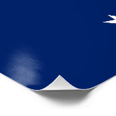 Vlag van Christmaseiland Perfect Poster (Hoek)