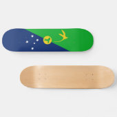 Vlag van Christmaseiland Persoonlijk Skateboard (Horizontaal)