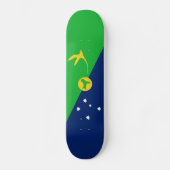 Vlag van Christmaseiland Persoonlijk Skateboard (Voorkant)