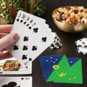 Vlag van Christmaseiland Pokerkaarten (Insitu)