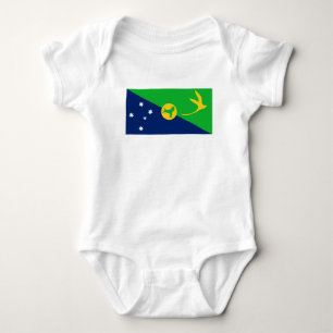 Vlag van Christmaseiland Romper