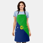 Vlag van Christmaseiland Schort (Gedragen)
