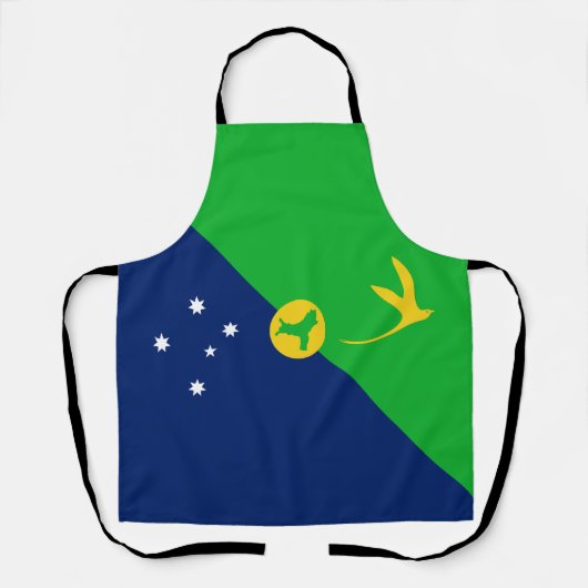 Vlag van Christmaseiland Schort (Voorkant)