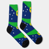 Vlag van Christmaseiland Sokken (Rechts)