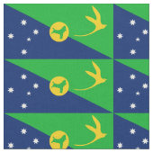 Vlag van Christmaseiland Stof (Close Up)