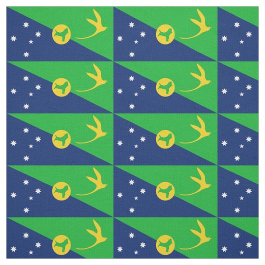 Vlag van Christmaseiland Stof (Swatch)