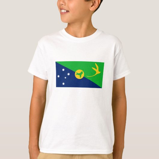 Vlag van Christmaseiland T-shirt (Voorkant)