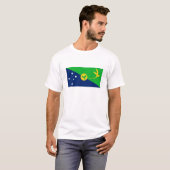 Vlag van Christmaseiland T-shirt (Voorkant volledig)