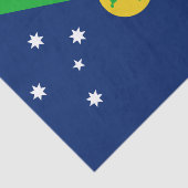 Vlag van Christmaseiland Tissuepapier (Detail)