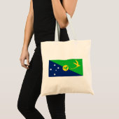 Vlag van Christmaseiland Tote Bag (Voorkant (product))