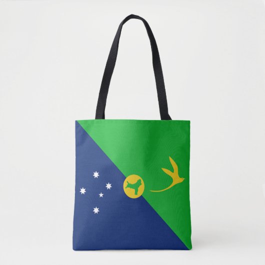 Vlag van Christmaseiland Tote Bag (Voorkant)