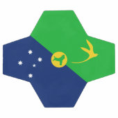 Vlag van Christmaseiland Voetbal (Enkel)