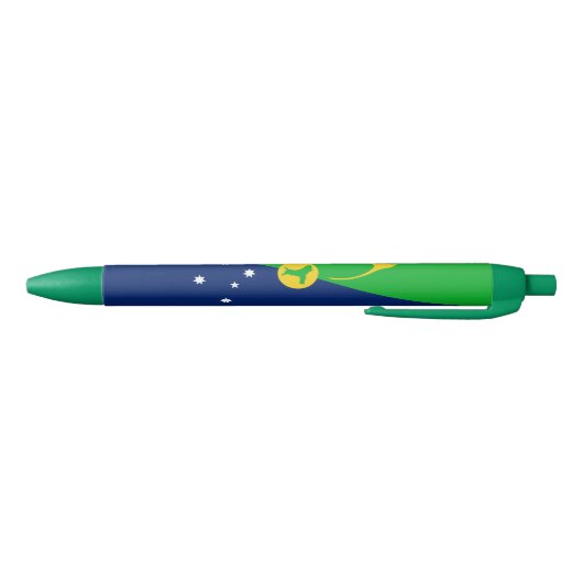 Vlag van Christmaseiland Zwarte Inkt Pen (Bodem)