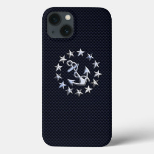 Vlag van Chrome op koolstofvezel afdrukken Case-Mate iPhone Case