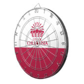 Vlag van Chula Vista (Californië) Dartbord (Voorkant Rechts)