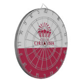 Vlag van Chula Vista (Californië) Dartbord (Voorkant Links)