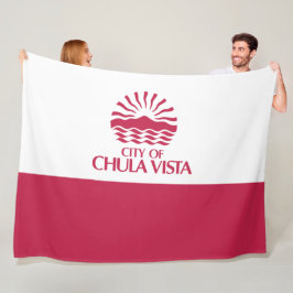 Vlag van Chula Vista (Californië) Fleece Deken