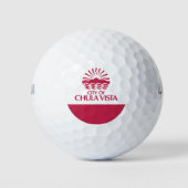 Vlag van Chula Vista, Californië Golfballen (Voorkant)
